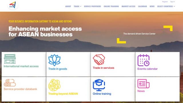 The ASEAN Access website is designed to help small businesses enter new markets by providing information and linking them to service providers.