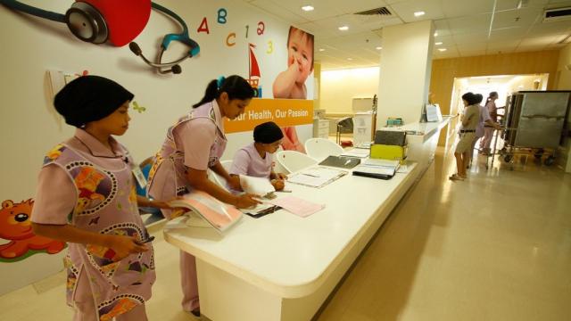 Children's ward of the Mahkota Medical Center in Malaysia. Photo credit: Asian Development Bank.