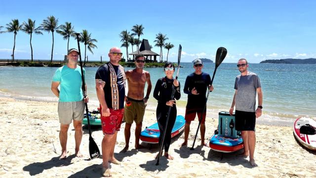 Paddle for Turtles campaign. Photo courtesy of Sabah Tourism Board.